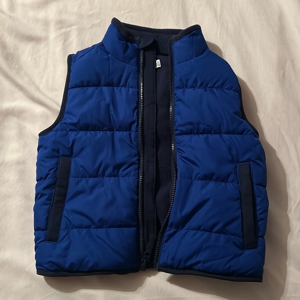 Blue puffer vest.  Wonder Nation brand perfect for Spring or Fall.